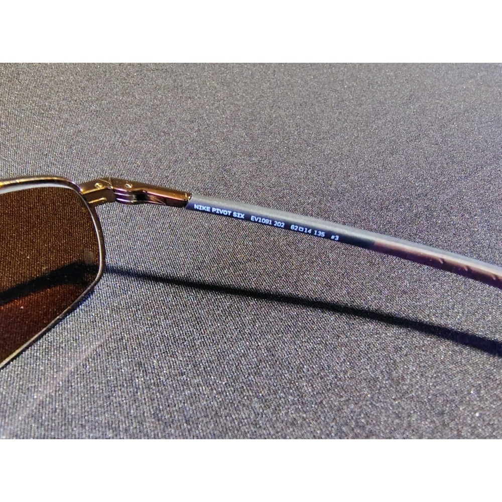 Nike Pivot Six EV1091 Sunglasses -‎ Frames Only - Mint Condition - Walnut Brown - Picture 5 of 8